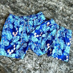 SnapperRock daddy and son Sz L and 10 matching swim trunks